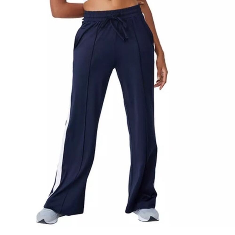 Body By Cotton On Womens Navy Side Stripe Pull on Track Pants Size XL